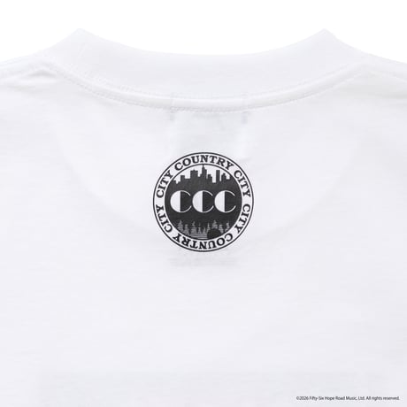 CITY COUNTRY CITY x BOB MARLEY_COTTON T-SHIRT_LIVE!_WHITE