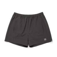 EMBROIDERD LOGO STRECH NYLON EASY SHORTS_C GRAY