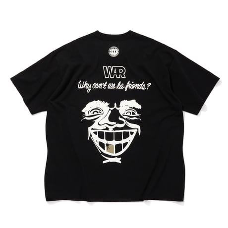 CITY COUNTRY CITYx WAR_COTTON POCKET T-SHIRTS_WHY CAN'T WE BE FRIENDS? 001_BLACK