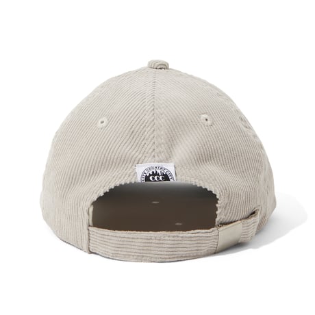 EMBROIDERED LOGO CORDURY CAP_GRAY/BLUE