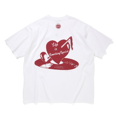 COTTON S/S T-SHIRT_Life is Something Special _WHITE