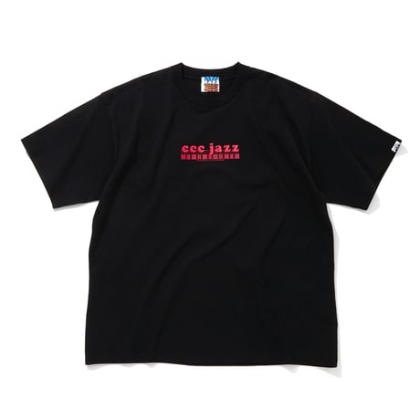 COTTON T-SHIRT_CCC JAZZ_BLACK