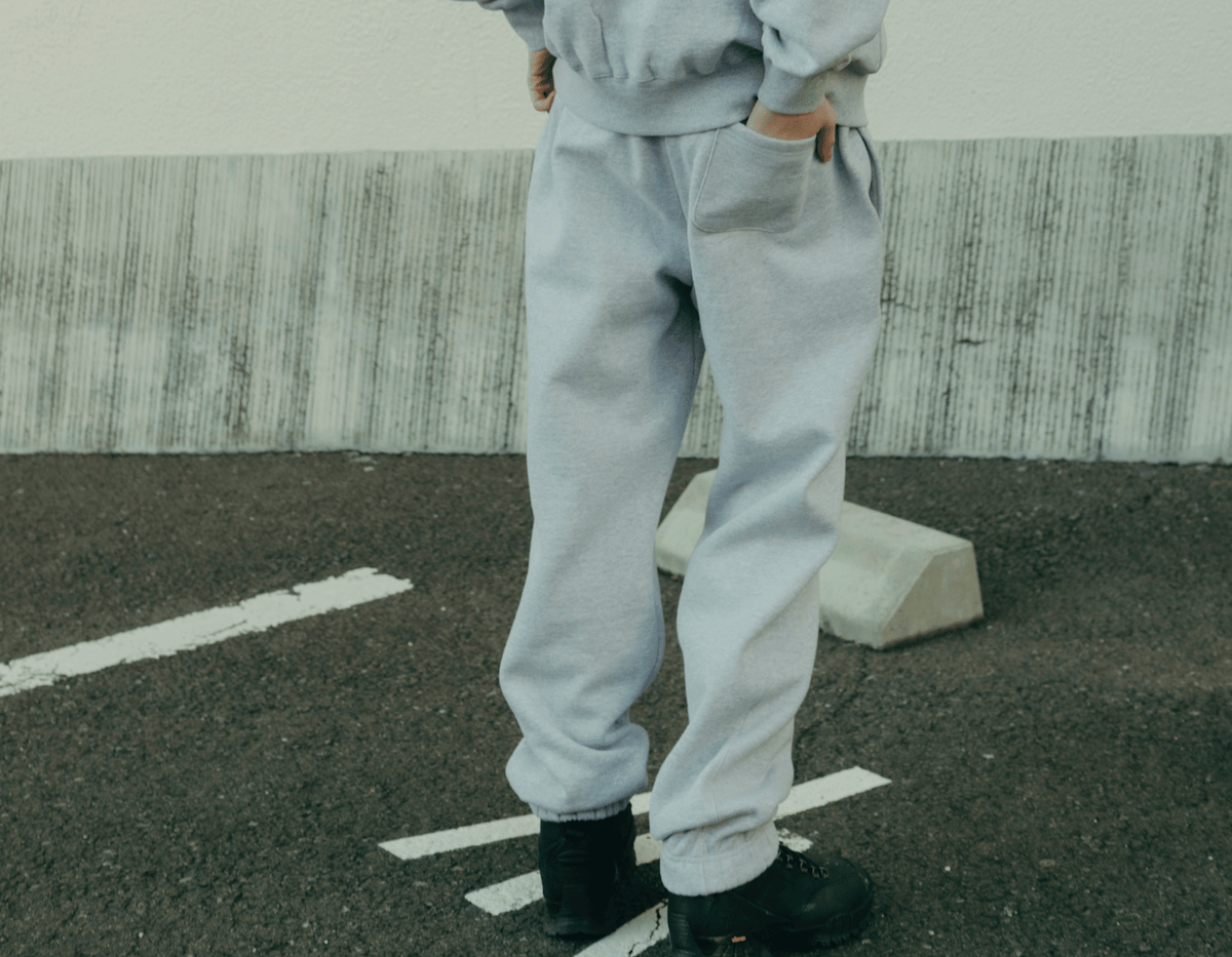 CITY COUNTRY CITY x AVIREX_SWEAT PANTS_GRAY | C