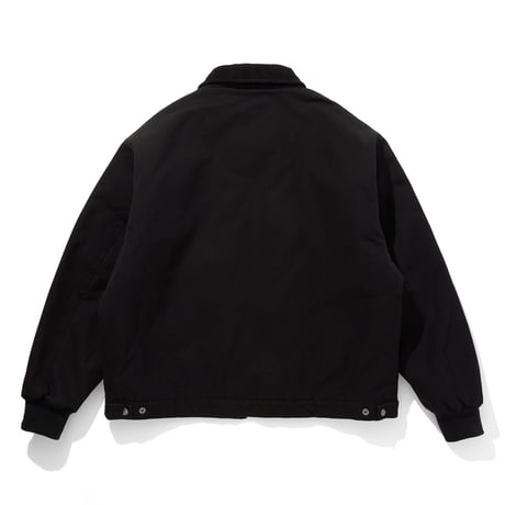 ARCHIVE SALE_CANVAS ZIP UP JACKET_BLACK