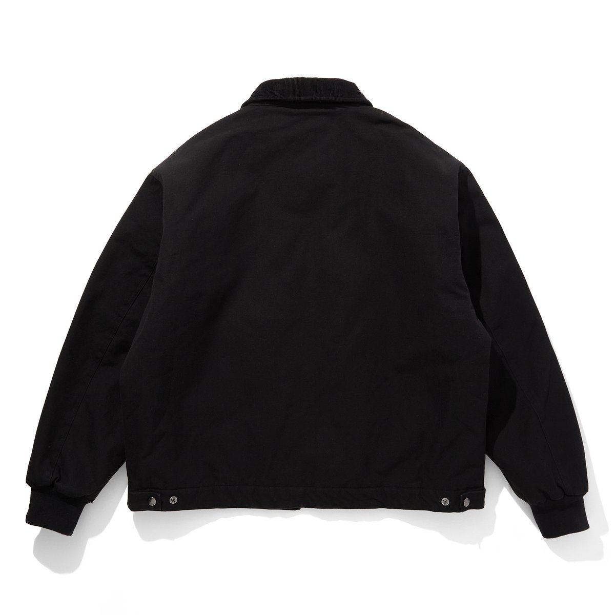 CANVAS ZIP UP JACKET_BLACK | CITY COUNTRY CITY