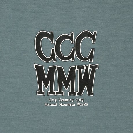 CITY COUNTRY CITY x Marmot_FEEL UP  L/S T-SHIRT_GREEN