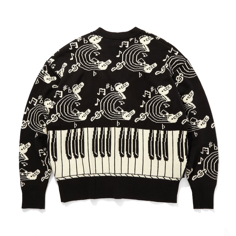 KNIT CARDIGAN_JAZZ_BLACKxWHITE | CITY COUNTRY CITY KNIT CARDIGAN_JAZZ_BLACKxWHITE | CITY COUNTRY CITY