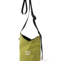 AZUMA SHOULDER BAG  NYLON OXFORD for CITY COUNTRY CITY_PISTACHIO