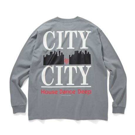 ARCHIVE SALE_COTTON L/S T-SHIRT_CITY COUNTRY CITY_C GRAY