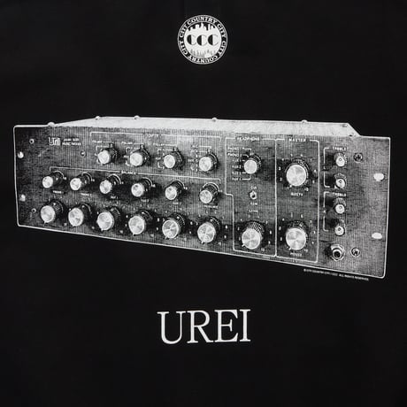 EMBROIDERED LOGO HALF ZIP SWEATSHIRT_UREI_BLACK