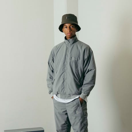 ARCHIVE SALE_FLEECE LINED NYLON JACKET_GRAY