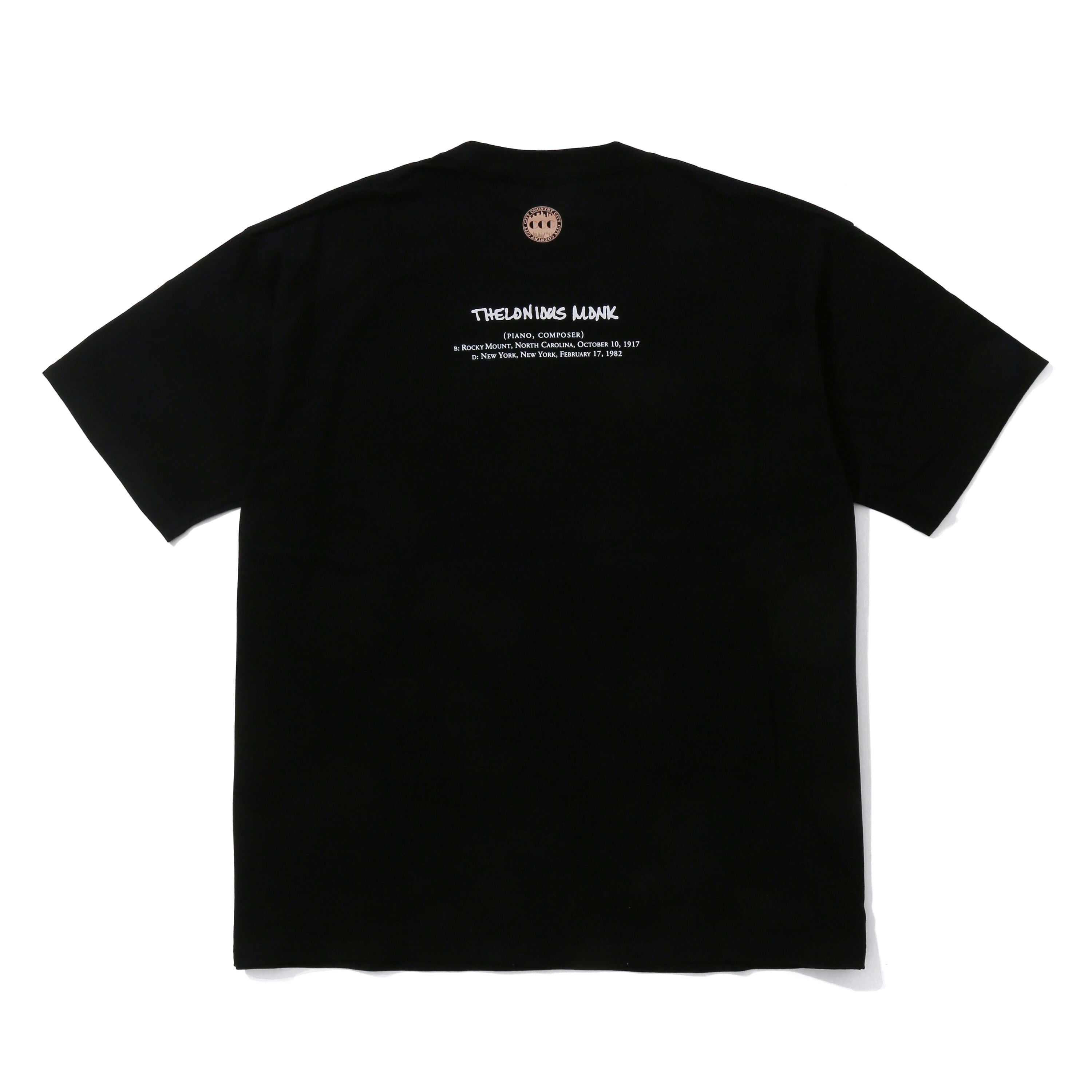THELONIOUS MONK プリントTシャツ ブラック XL Cotton T-shirt_Thelonious Monk (Piano,Composer)