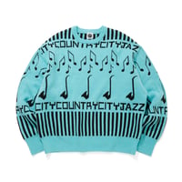 KNIT SWEATER_CITY COUNTRY CITY JAZZ_BLUE