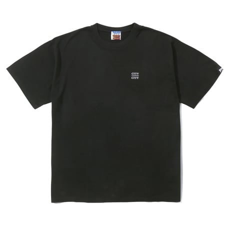 Embroidered Logo Overdye Boder T-shirt