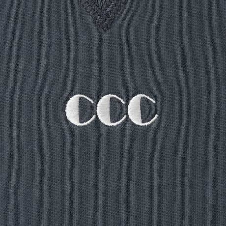 ARCHIVE SALE_Embroidered Logo Switching Cotton Sweatshirt_Navy
