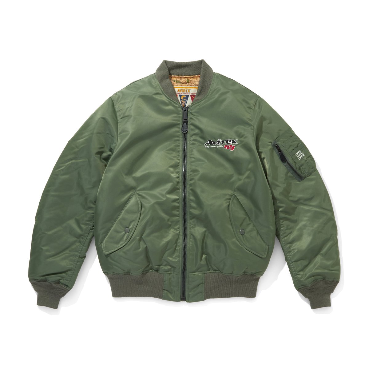 CITY COUNTRY CITY x AVIREX_EMBROIDERED LOGO MA-