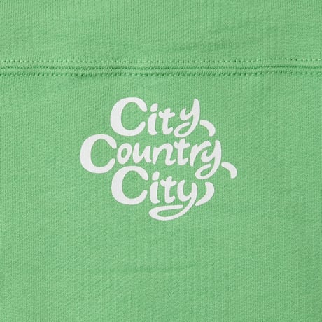 Embroidered Logo Switching Cotton Sweatshirt_Melon