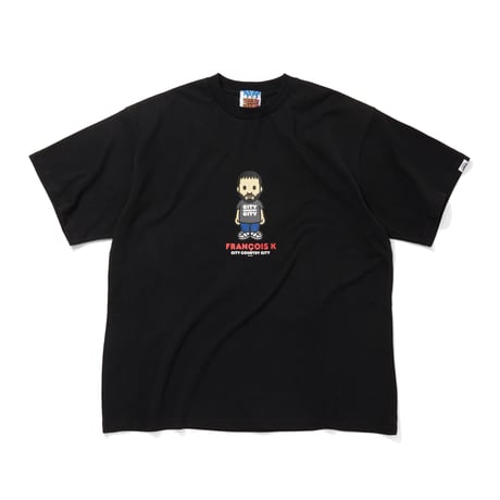 CITY COUNTRY CITY x FRANCOIS K_COTTON T-SHIRT_ARTWORK BY MANKEY_BLACK