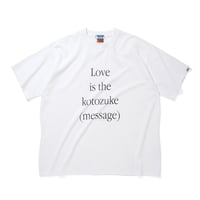 COTTON T-SHIRT_KOTOZUKE_WHITExBLACK