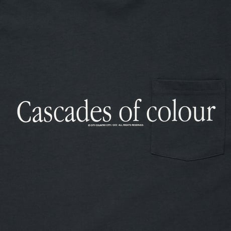 COTTON POCKET T-SHIRTS_Cascades of colour_C GRAY