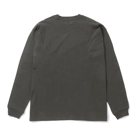 Embroiderd Logo Cotton L/s T-shirt_C GRAY
