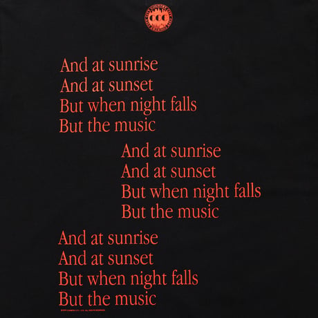 COTTON POCKET T-SHIRTS_Cascades of colour_BLACK