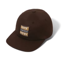 Embroiderd Logo Cotton Cap_Sound City Country City_Brown