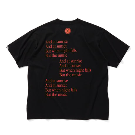 COTTON POCKET T-SHIRTS_Cascades of colour_BLACK
