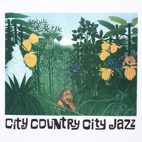COTTON T-SHIRT_CITY COUNTRY CITY JAZZ_WHITE