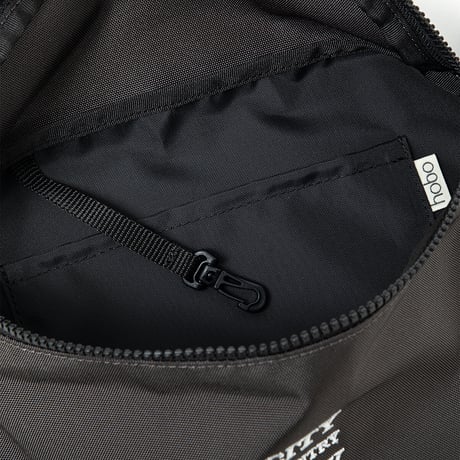 EVERYDAY WAIST POUCH  NYLON OXFORD for CITY COUNTRY CITY_CHARCOAL