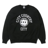 ARCHIVE SALE_Cotton Sweat Shirt_College Logo_Black