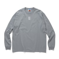 ARCHIVE SALE_EMBROIDERED LOGO COTTON L/S T-SHIRT_CCC VIBES_C GRAY