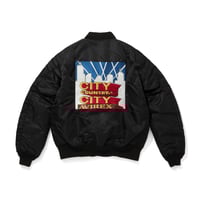 CITY COUNTRY CITY x OLDPARK＿FLEECE MA-1_BLACK#3