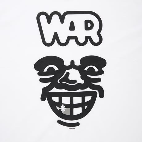 CITY COUNTRY CITY x WAR_COTTON T-SHIRTS_ARTWORK BY MANKEY_WHITExBLACK