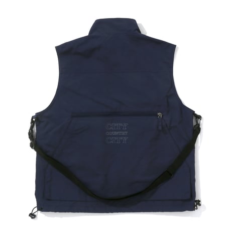 ARCHIVE SALE_Embroidered Logo 2way Nylon Vest