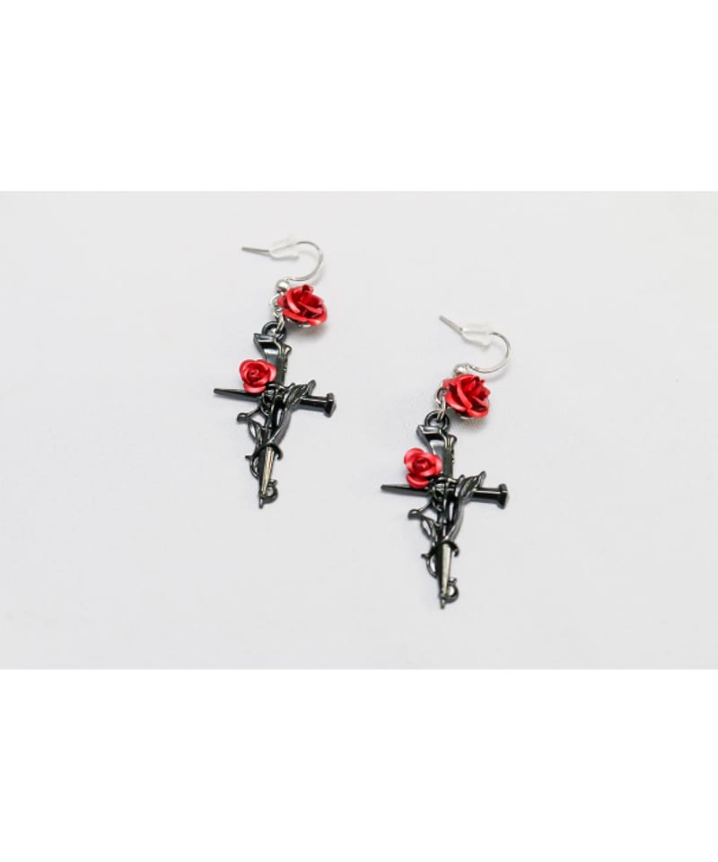 R*o様 クロムハーツ ピアス(片耳用) Chrome Hearts ク ゴシック ロス ピアス 片耳用