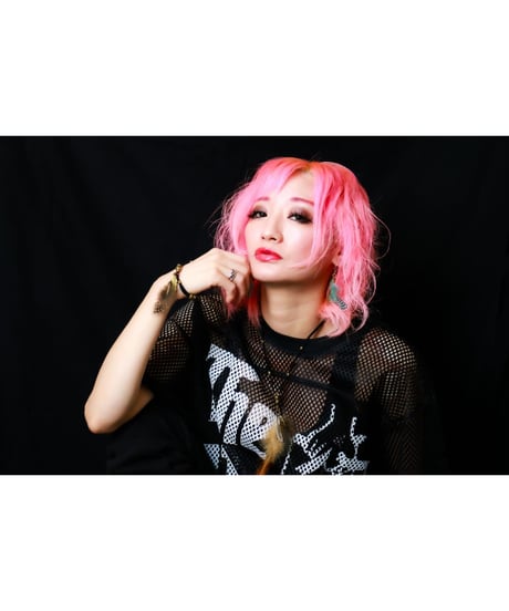 【Hiina Rose】／トリプル・フェザー スエードネックレス（ブラック×ダークグリーン）