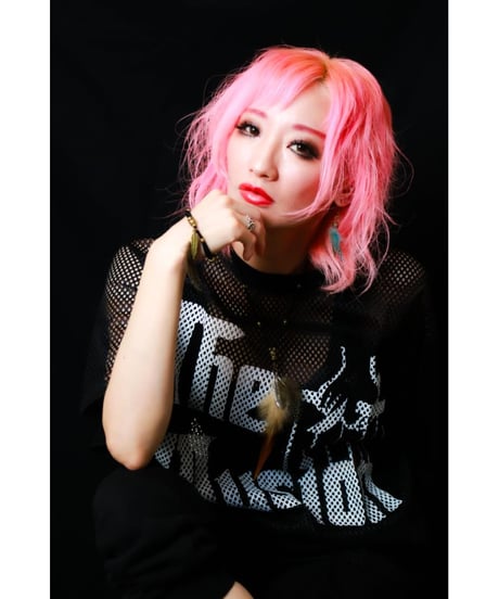 【Hiina Rose】／トリプル・フェザー スエードネックレス（ブラック×ダークグリーン）