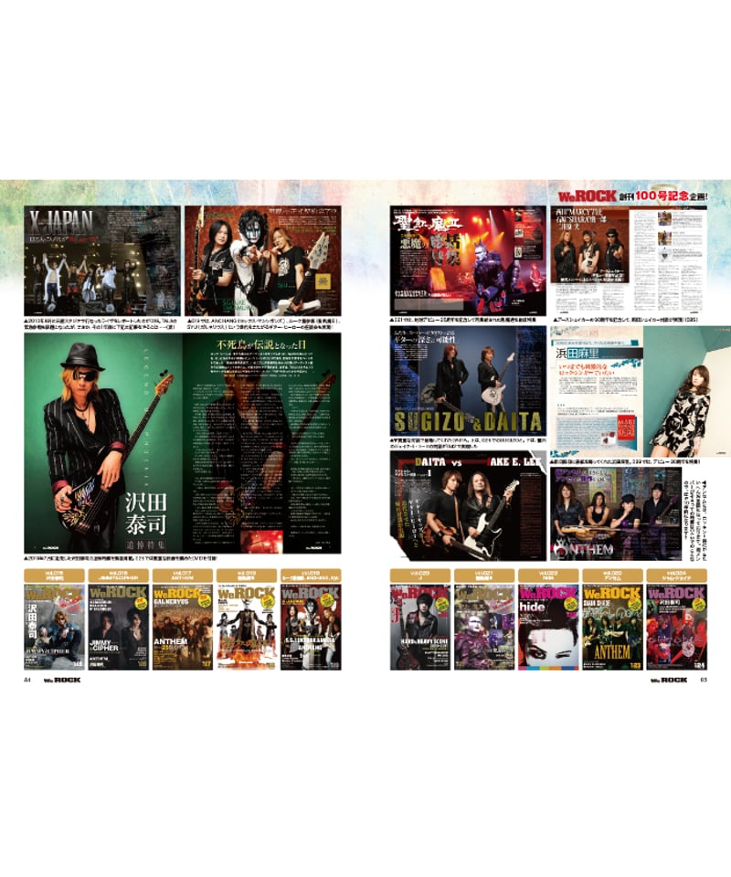 We Rock 付録DVD13枚セット WeROCK 101 | WeROCK STORES!