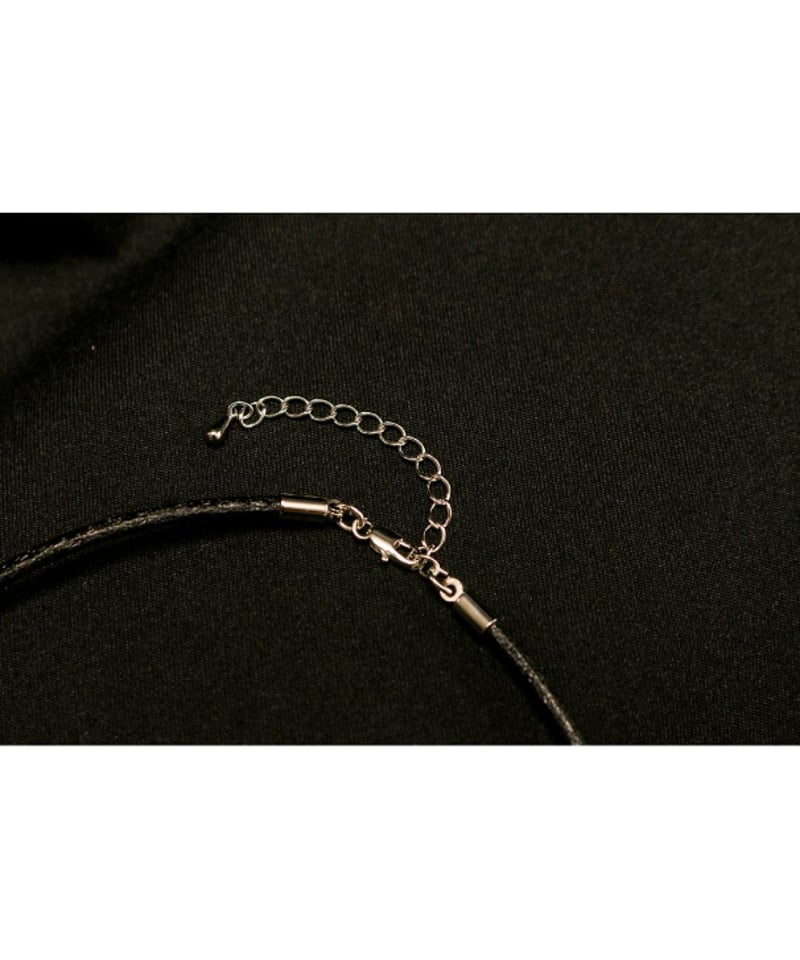 Hiina Rose】／蜘蛛の巣×ダブルスカル×クロス ネックレス（パープル