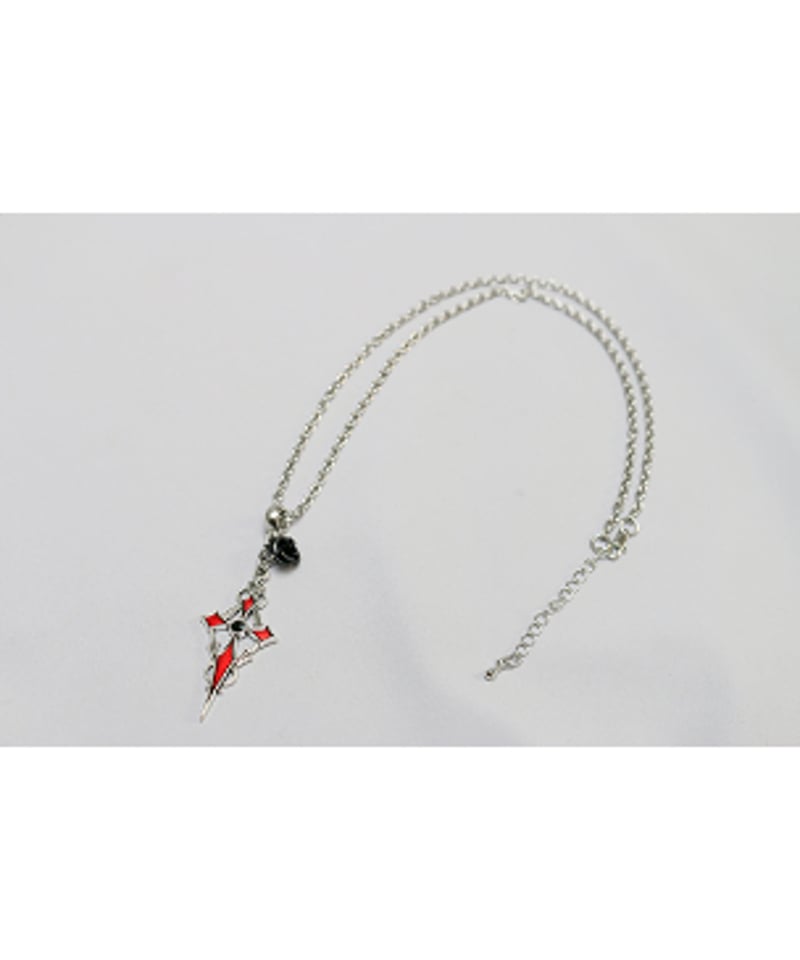 HYDE着用　ヴィンテージ D&G クロス チェーンネックレス Hiina Rose】／ゴシック調 ストーン付きレッドクロス・チェーン