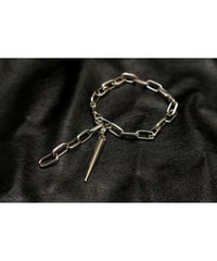 【Hiina Rose】／デザインチェーン×メタルスパイク ブレスレット