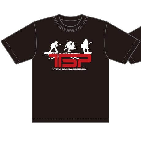TSP／10thアニヴァーサリーTシャツ（ホワイト・ロゴ）