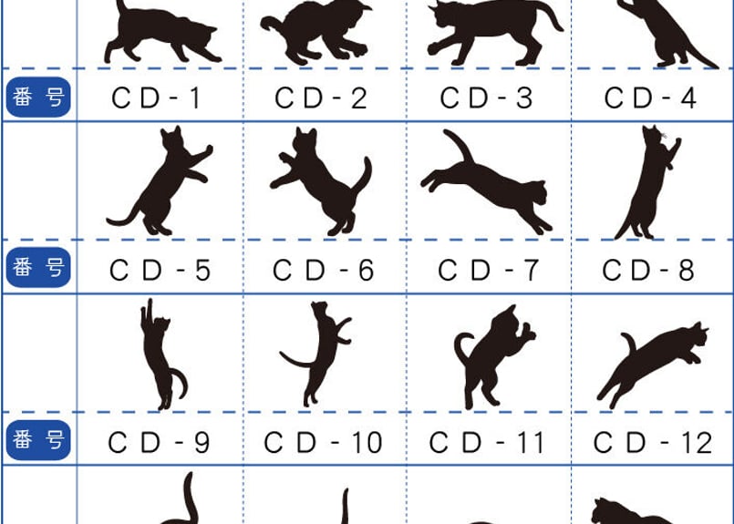 表札 ステンレス 正方形 ネコ 肉球 ねこ CAT 送料無料