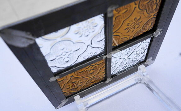 ステンドグラス パネル｜orange | MIYA with ガラス工房まるみや