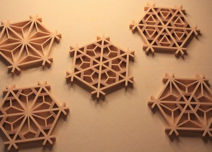 組子コースター 組子柄コースター | soulabo