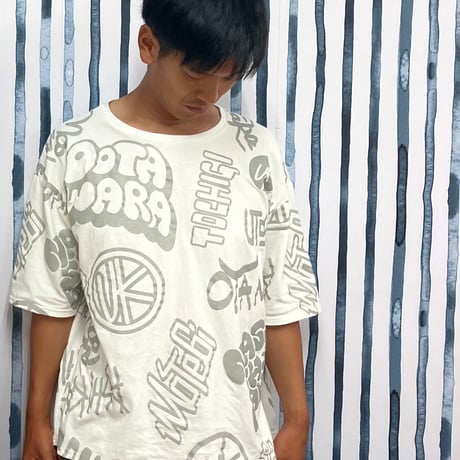 【SALE】U字工事オリジナルTシャツ！　栃木県市名が光るリフレクター（反射）生地〈男女兼用〉