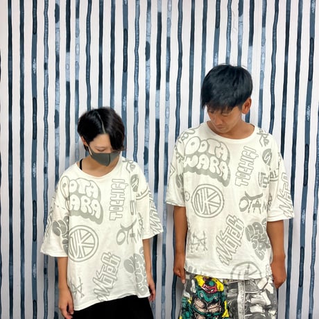 【SALE】U字工事オリジナルTシャツ！　栃木県市名が光るリフレクター（反射）生地〈男女兼用〉