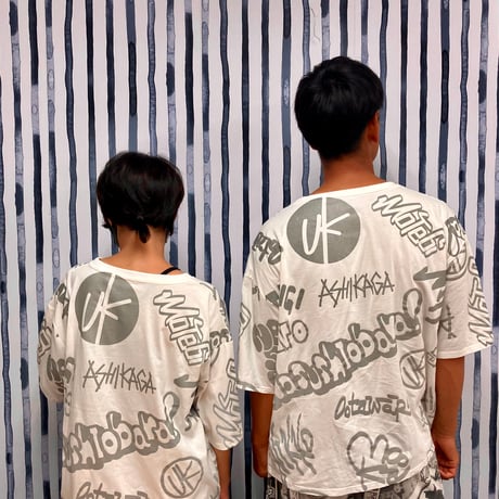 【SALE】U字工事オリジナルTシャツ！　栃木県市名が光るリフレクター（反射）生地〈男女兼用〉