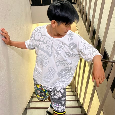 【SALE】U字工事オリジナルTシャツ！　栃木県市名が光るリフレクター（反射）生地〈男女兼用〉